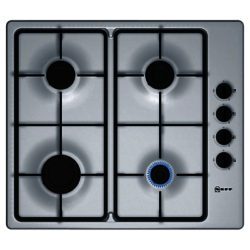 Neff T26BR46N0 Gas Hob, Stainless Steel